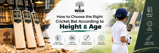 How to Choose the Right Cricket Bat According to Height & Age