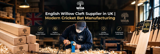 English Willow Cleft Supplier in UK | Modern Cricket Bat Manufacturing