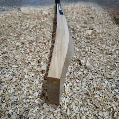 WDA Willow Toap Cricket Bat SH - 2lb 10oz (1210g), 9 Grains, 41mm Edges, 28mm Semi Round Toe, 106mm Width, Semi Oval Handle