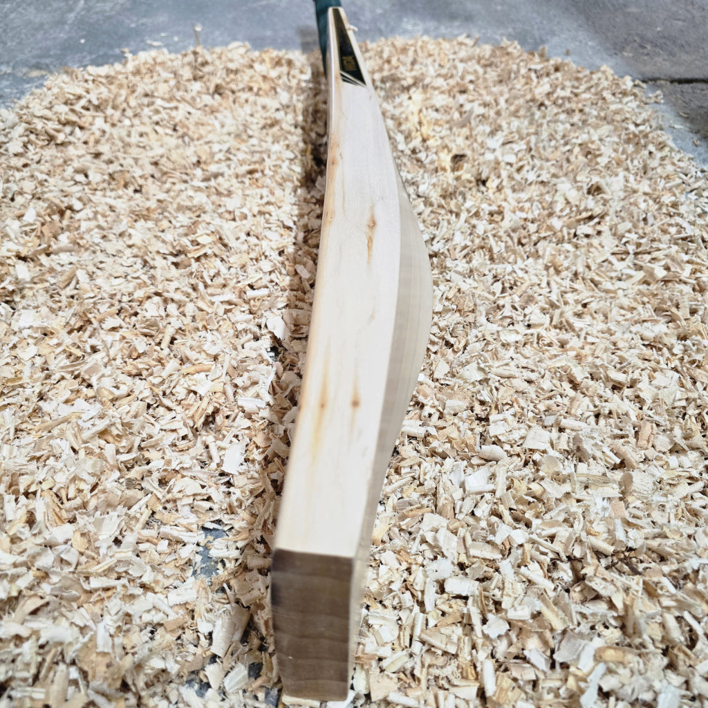 WDA Willow Performance Cricket Bat SH - 2lb 10oz (1203g), 40mm Edges, 27mm Flat Toe, 107mm Width, Semi Oval Handle